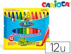 ROTULADORES CARIOCA JUMBO 12 COLORES