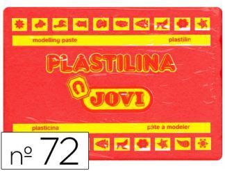 PLASTILINA JOVI 72 ROJO 350GR