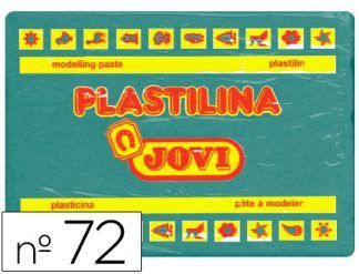 PLASTILINA JOVI 72 350GR VERDE OSCURO