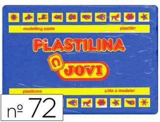 PLASTILINA JOVI 72 350GR AZUL OSCURO