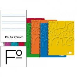 BLOC Fº PAUTA 2,5MM 80H LIDERPAPEL