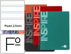 BLOC Fº ESPIRAL T/D PAUTA 2,5MM INSPIRE