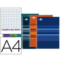 BLOC Fº ESPIRAL T/EXTRADURA 5 COLORES LIDERPAPEL