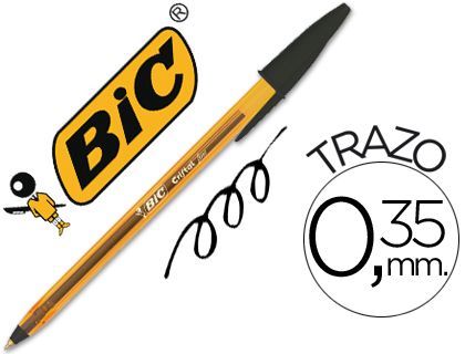 BOLIGRAFO BIC CRISTAL PUNTA FINA NEGRO