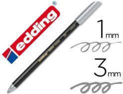 ROTULADOR EDDING 1200 METALIZADO PLATA (N. 54)
