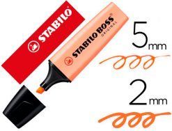 ROTULADOR FLUOR STABILO NARANJA PASTEL