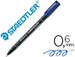 ROTULADOR PERMANENTE STAEDTLER LUMOCOLOR F AZUL