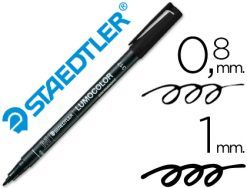 ROTULADOR PERMANENTE STAEDTLER LUMOCOLOR M NEGRO