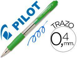 BOLIGRAFO PILOT SUPERGRIP VERDE CLARO