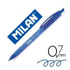 BOLÍGRAFO MILAN DRY GEL AZUL