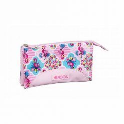 PORTATODO SAFTA TRIPLE MOOS FLAMINGO PINK