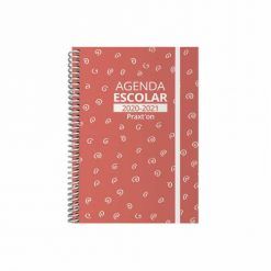 AGENDA ESCOLAR PRAXTON 8º D/P ROJA ESPIRALES