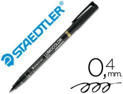 STAEDTLER LUMOCOLOR S SUPERFINO NEGRO