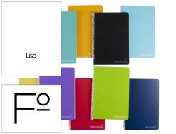 BLOC Fº ESPIRAL LIDERPAPEL WITTY TAPA DURA LISO